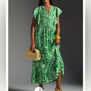 NWT Anthropologie Maeve Cassandra Maxi Dress in the current Spring Line-up. XLP